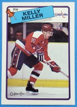 1988 O-Pee-Chee OPC Base Set #130 Kelly Miller