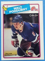 1988 O-Pee-Chee OPC Base Set #170 Walt Poddubny