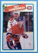 1988 O-Pee-Chee OPC Base Set #203 Guy Carbonneau