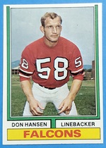 1974 Topps Base Set #3 Don Hansen
