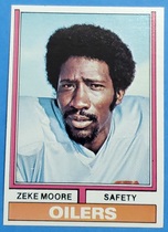 1974 Topps Base Set #104 Zeke Moore