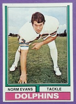 1974 Topps Base Set #278 Norm Evans