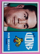 1964 Topps CFL #4 Nub Beamer