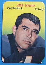 1970 Topps Glossy Inserts #12 Joe Kapp