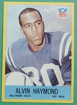 1967 Philadelphia Base Set #17 Alvin Haymond