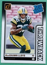 2024 Donruss Rated Rookies Throwback #31 Marshawn Lloyd