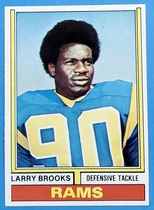 1974 Topps Base Set #493 Larry Brooks