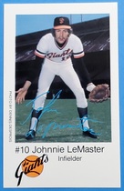 1979 Team Issue San Francisco Giants Police #NNO Johnnie LeMaster