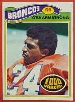 1977 Topps Base Set #285 Otis Armstrong