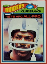 1977 Topps Base Set #470 Cliff Branch