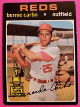1971 Topps Base Set #478 Bernie Carbo