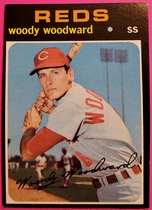 1971 Topps Base Set #496 Woody Woodward