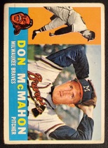 1960 Topps Base Set #189 Don McMahon