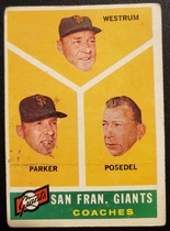 1960 Topps Base Set #469 Giants Coaches