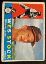 1960 Topps Base Set #481 Wes Stock