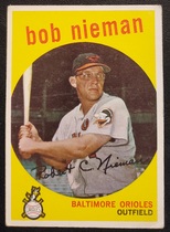 1959 Topps Base Set #375 Bob Nieman