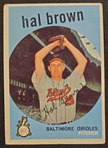 1959 Topps Base Set #487 Hal Brown
