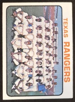 1973 Topps Base Set #7 Rangers Team