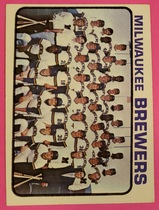 1973 Topps Base Set #127 Brewers Team