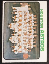 1973 Topps Base Set #158 Astros Team