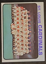 1973 Topps Base Set #219 Cardinals Team