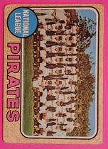 1968 Topps Base Set #308 Pirates Team