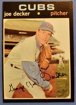 1971 Topps Base Set #98 Joe Decker