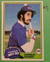 1981 Topps Base Set #347 Harold Baines