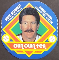 1988 Our Own Tea Discs #16 Mike Schmidt