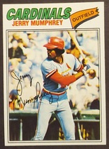 1977 Topps Base Set #136 Jerry Mumphrey