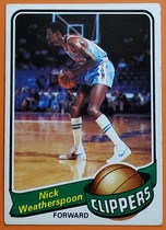 1979 Topps Base Set #61 Nick Weatherspoon