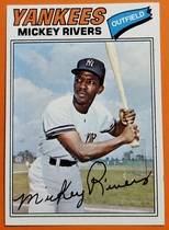 1977 Topps Base Set #305 Mickey Rivers