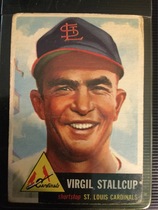 1953 Topps Base Set #180 Virgil Stallcup