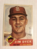 1953 Topps Base Set #177 Jim Dyck