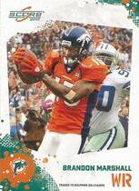 2010 Score Base Set #84 Brandon Marshall