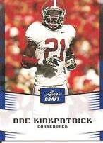 2012 Leaf Draft #17 Dre Kirkpatrick