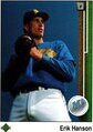 1989 Upper Deck Base Set #766 Erik Hanson