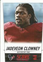 2014 Score Base Set #374 Jadeveon Clowney