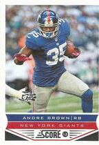 2013 Score Base Set #142 Andre Brown