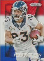 2014 Panini Prizm Prizm Red White and Blue #45 Wes Welker