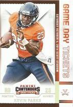 2015 Panini Contenders Draft Picks Game Day Tickets #81 Kevin Parks