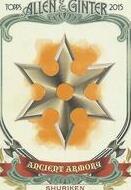 2015 Topps Allen & Ginter Ancient Armory #AA-12 Shuriken