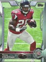 2015 Topps Base Set #490 Tevin Coleman