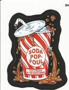 2016 Topps MLB Wacky Packages #84 Soda Pop Foul