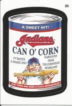 2016 Topps MLB Wacky Packages #23 Indians Can O' Corn