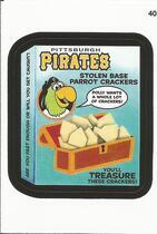 2016 Topps MLB Wacky Packages #40 Pirates Parrot Crackers