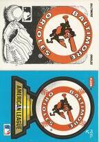 1988 Fleer Team Logo Stickers #15 Orioles