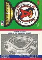 1988 Fleer Team Logo Stickers #1 Angels