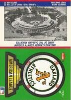 1988 Fleer Team Logo Stickers #3 Athletics