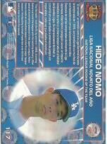 1996 Pacific Base Set #117 NL Rookie-H.Nomo